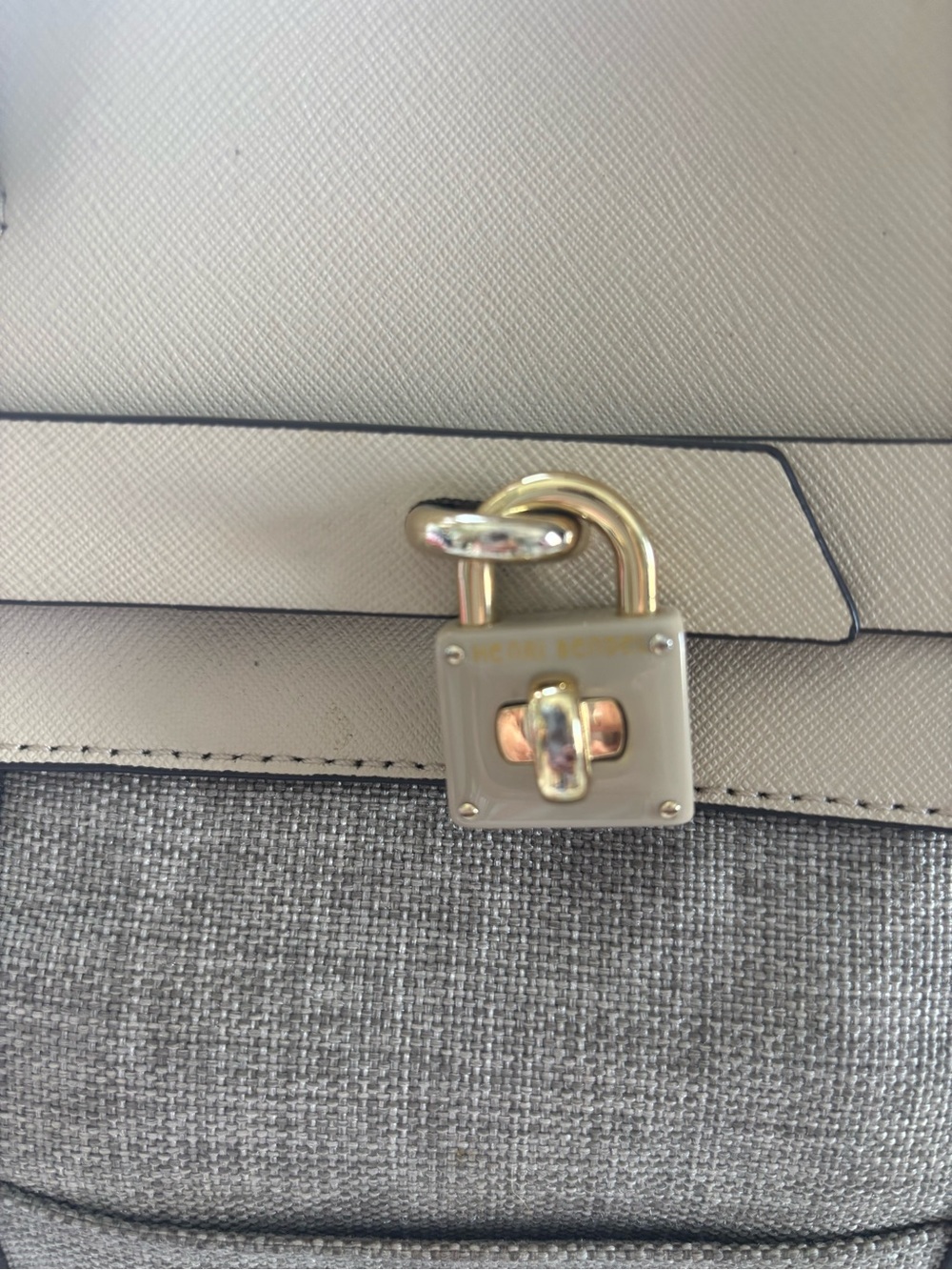 Henri Bendel Jetsetter Canvas Saffiano Convertible Backpack Tote - Picture 5 of 15
